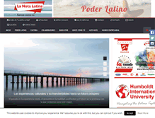 Tablet Screenshot of lanota-latina.com